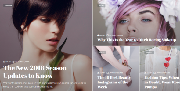 Lifestyle Blog Design Template