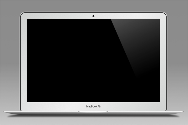 Macbook Air Mockup Design