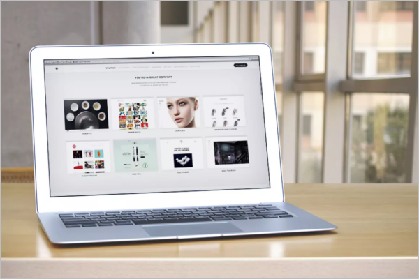 Macbook Laptop Display Mockup