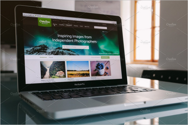 Macbook Mockup LandScape Design