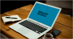 63+ MacBook Mockups PSD Templates