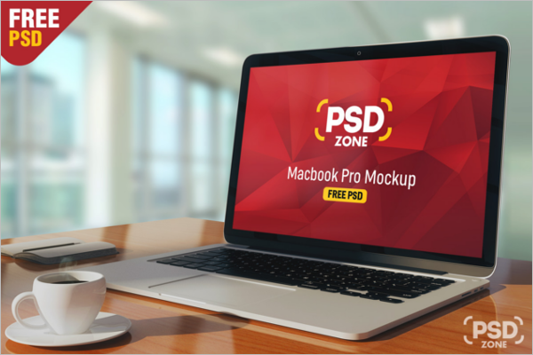Macbook Pro Mockup Free Vector