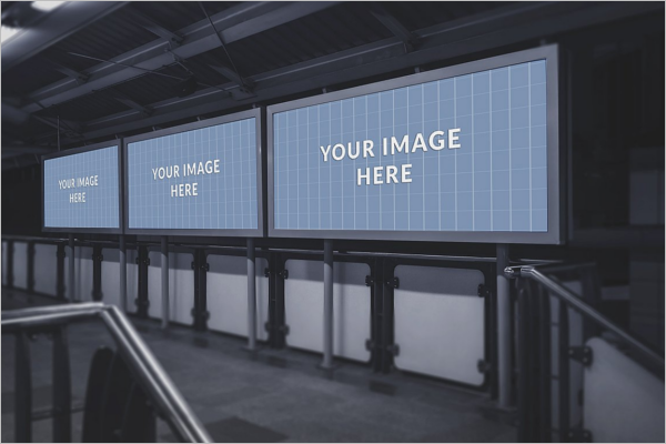 Metro Billboard Mockup Design