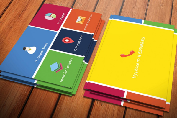 Metro Business Card Template