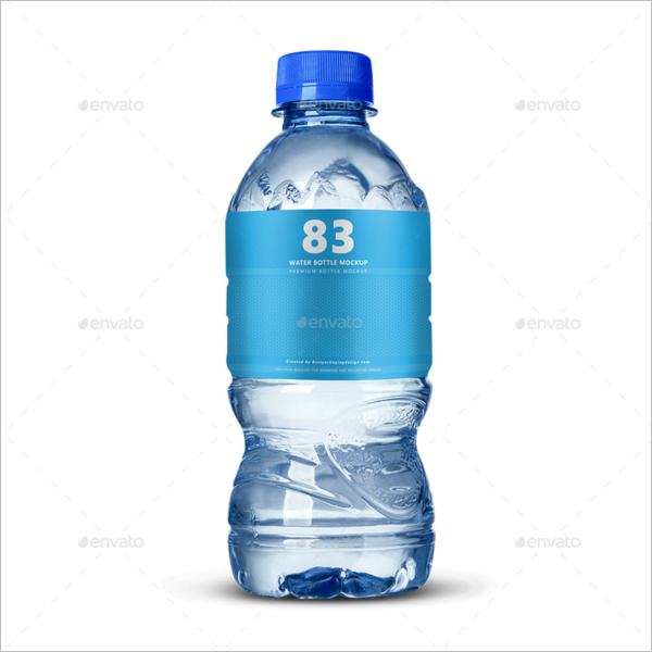 MiniÂ Water Bottle Mockup