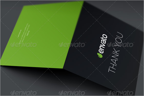Minimal Thank You Card Template