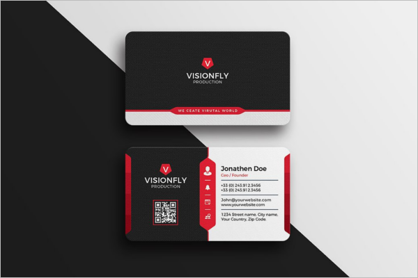 Minimalistic Corporate Business Card Template