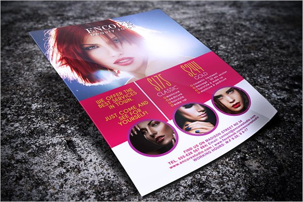 Modern Beauty Salon Flyer Template