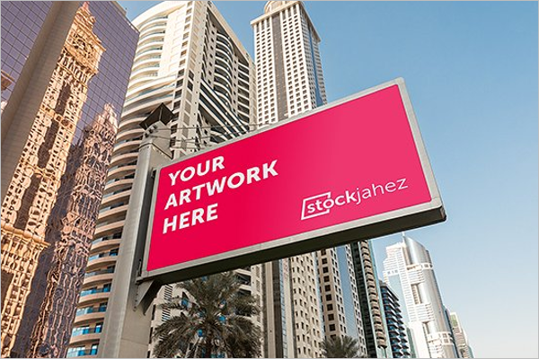 Modern Billboard Mockup Design