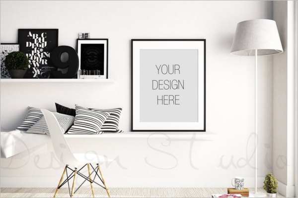 Modern Photo Display Mockup Template