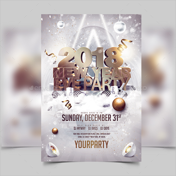 New Year Event Flyer Template