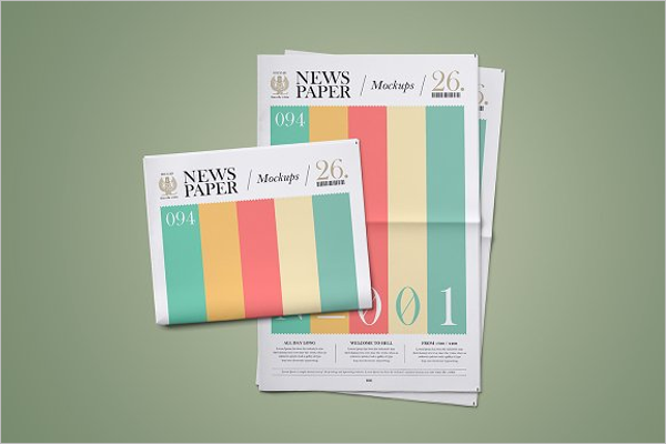 Newspaper Mockup Design
