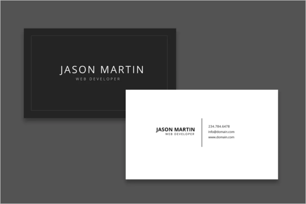 Old Web Developer Business Card Template