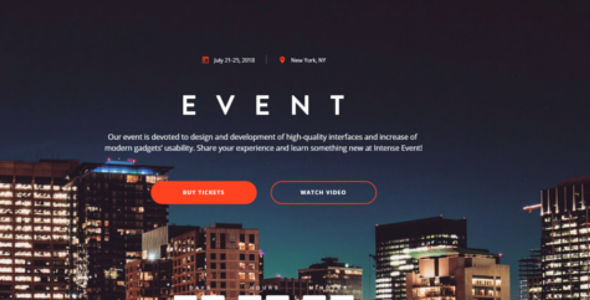 One Page Blog Theme