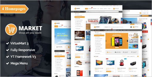 50+ Best Selling VirtueMart Templates Free Website Themes