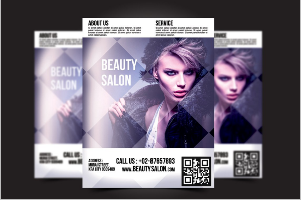 PSD Beauty Salon Flyer Template