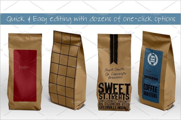 Paper Bag Packaging Mockup Design