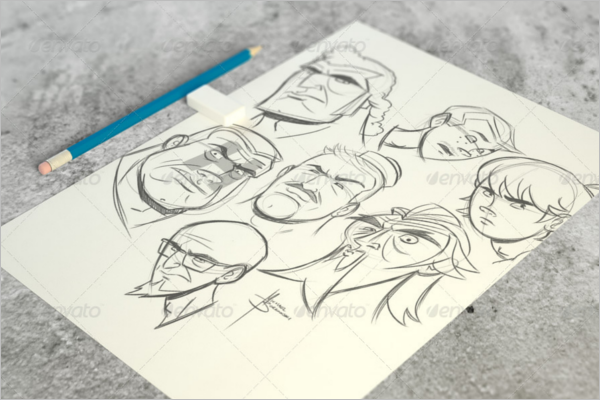 Paper Sketch Mockup Template