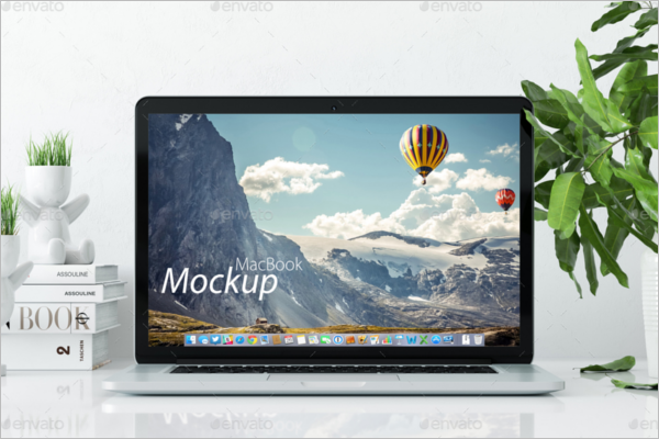 PhotoRealistic Macbook Mockup Design