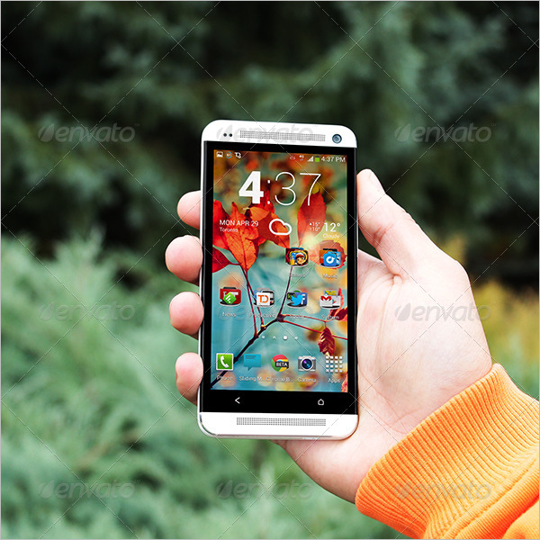 Photorealistic Mobile App Mockup Design