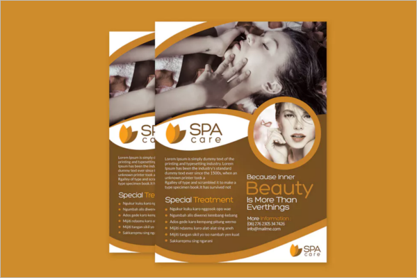 Photoshop Beauty Salon Design Flyer Template