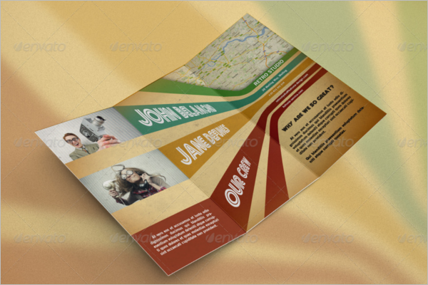 Photoshop Retro Brochure Template