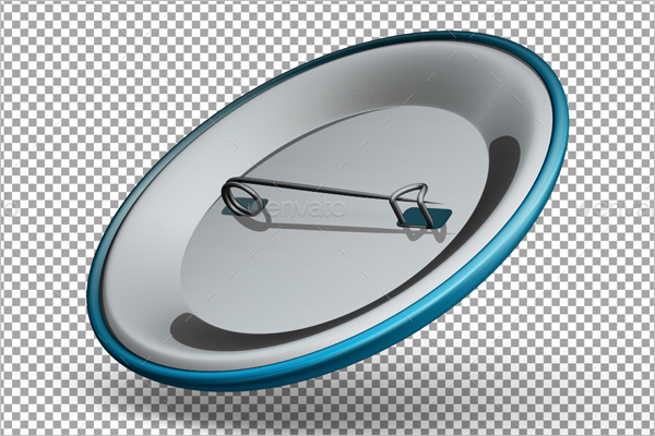 Pin Button Badge Mockup Design