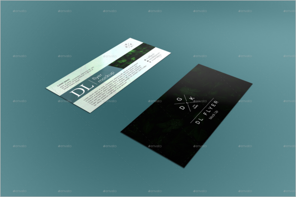 Plane Leaflet Brochure Mockup Design