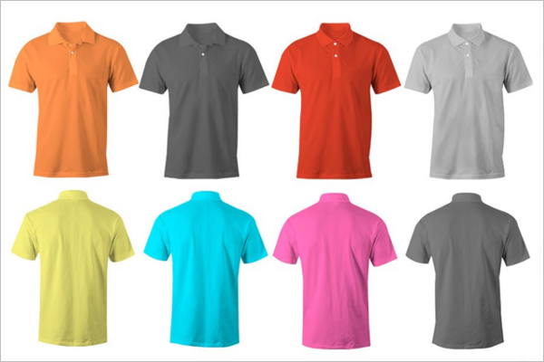 Polo t-Shirt Mockup Bundle