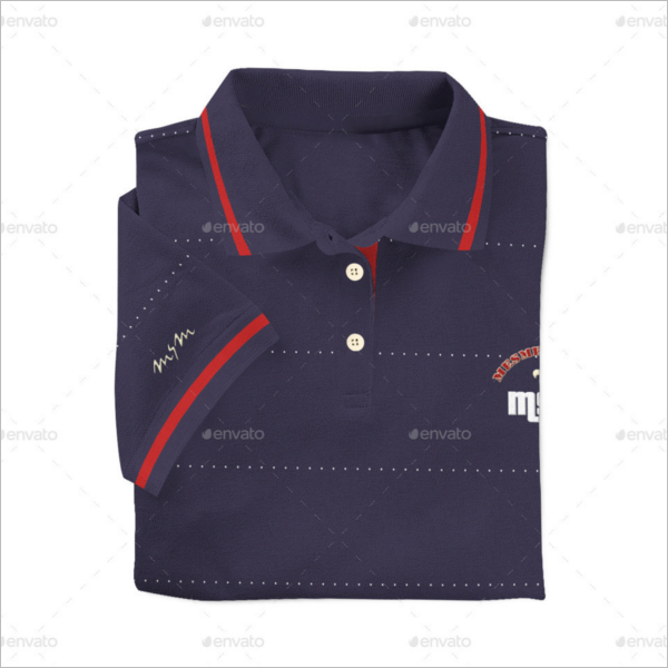 Polo t-shirt Mockup Model Design