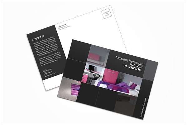 Postcard Interior Design Template
