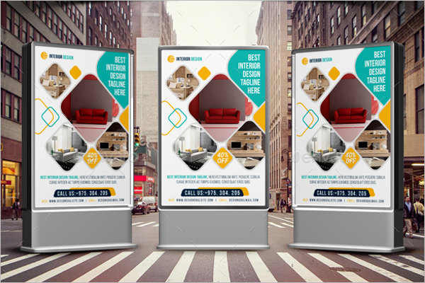 Poster Design Interior Template