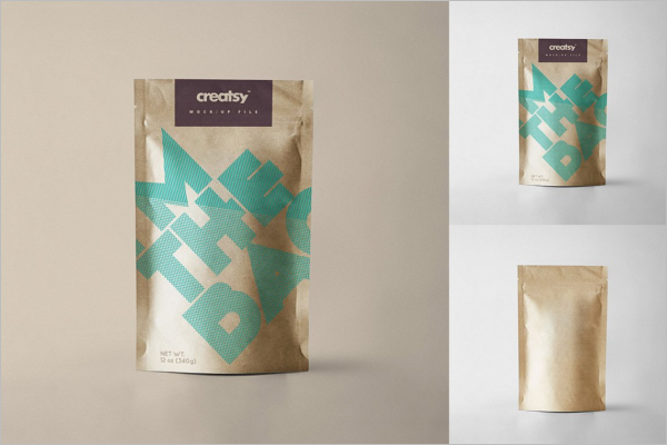 PrintableÂ Paper Bag Mockup Template