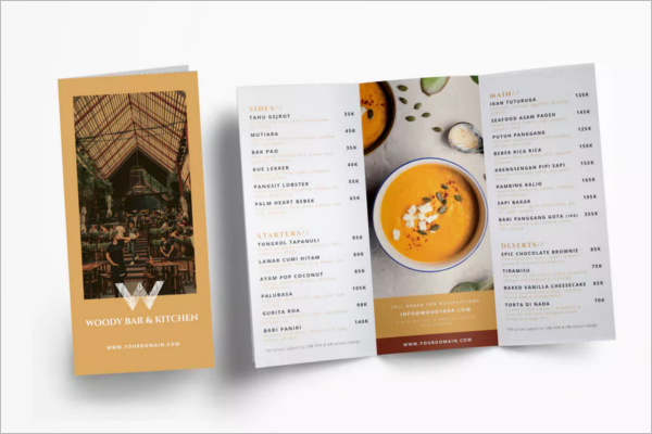 PrintableÂ Restaurant Menu Design