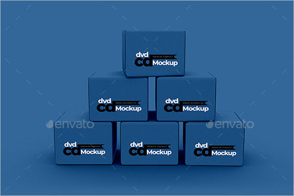 Product Box Mockup Kit Template