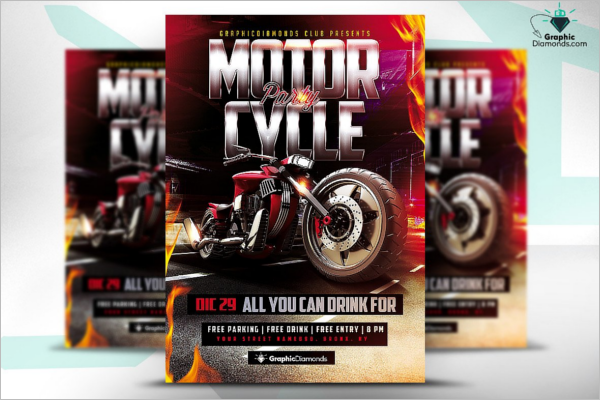 Racing Event Flyer Template