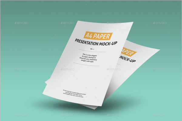 Realistic Paper Mockup Design