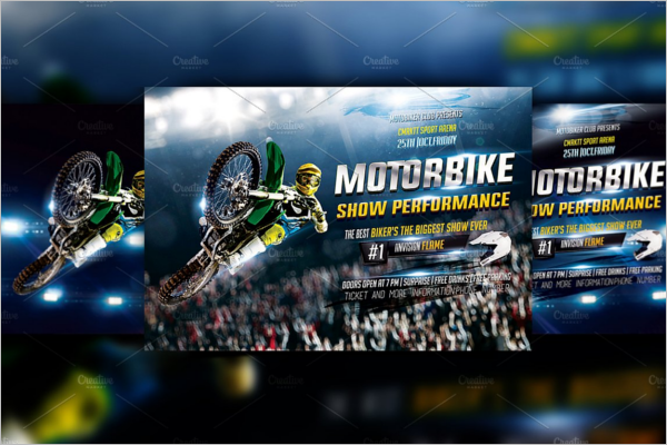 Realistic Racing Flyer Template