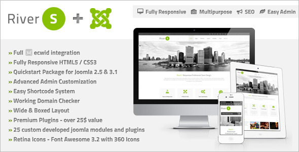 Responsive Joomla Design Template
