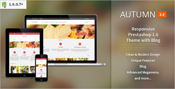 Responsive Prestashop Website Theme
