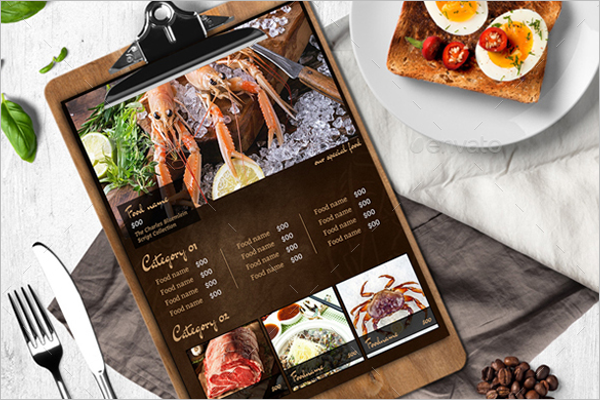 RestaurantÂ  MenuÂ Design For Sea Food