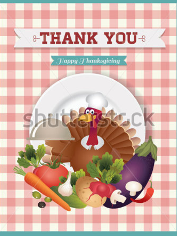 Restaurant Thank You Vector Template