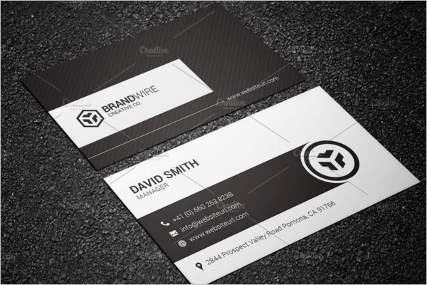 46+ Black & White Business Card Templates PSD, Word Free Download