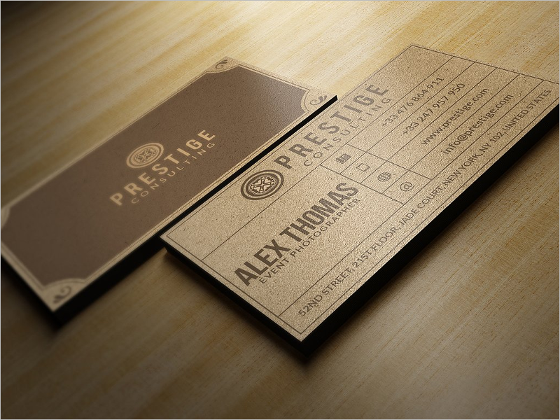 Retro Business Card Template