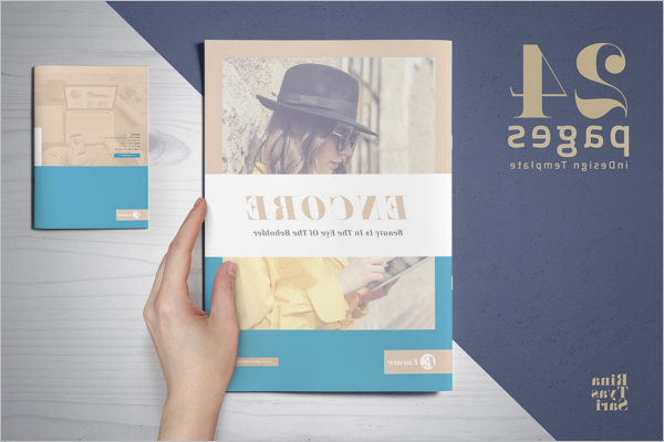 Retro Catalog Brochure Design