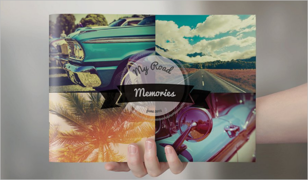 Retro Landscape Brochure Template