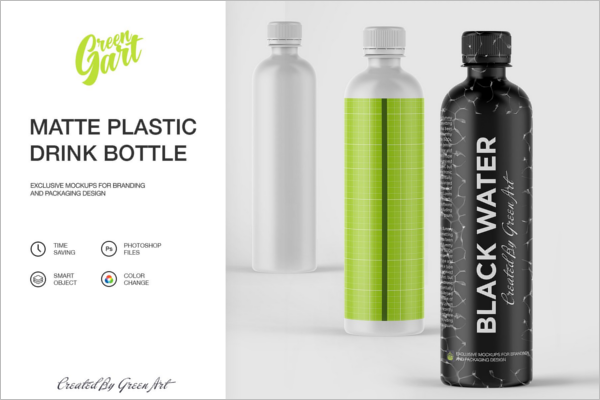 Reusable Water Bottle Mockup