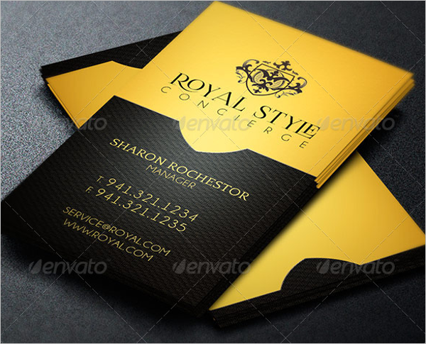 Royal Business Card Template