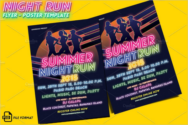 Running Race Flyer Template
