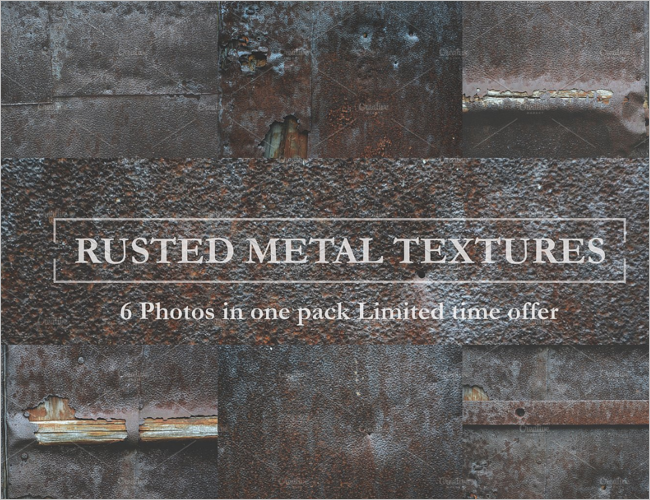 Rusted Metal Wall Texture Design